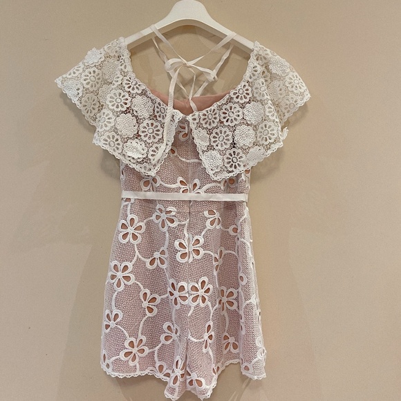 Alexis Boriana Eyelet Romper Sz M - Picture 7 of 9